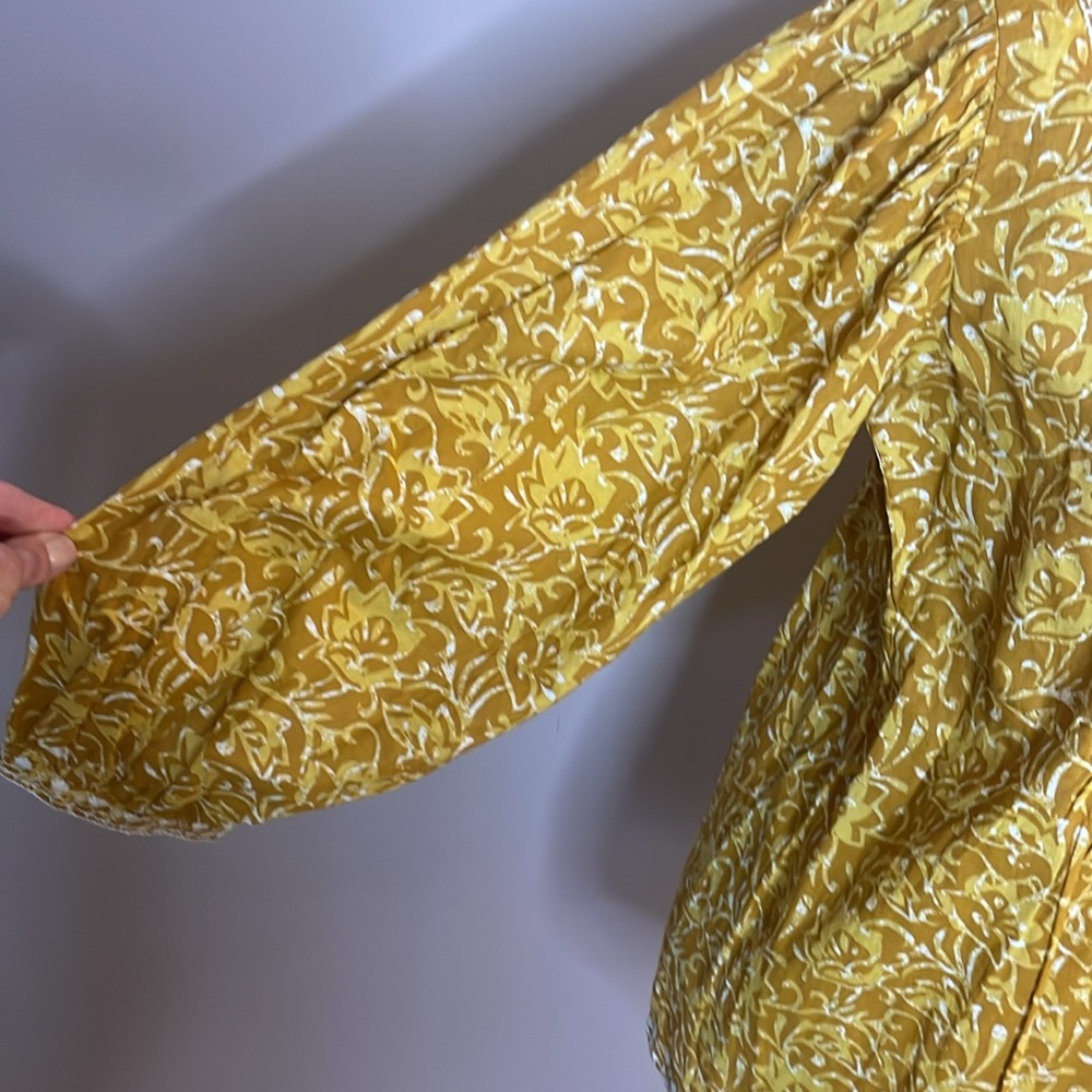 Solitaire Mustard Embroidered Tunic - Picture 5 of 7
